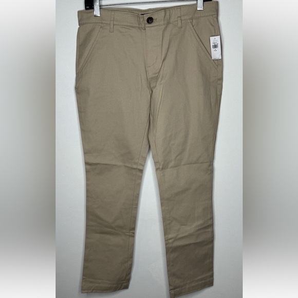 NWT Old Navy Khaki Chino High Waisted slim Skinny Pants Women’s Size 14 Plus - Picture 11 of 12